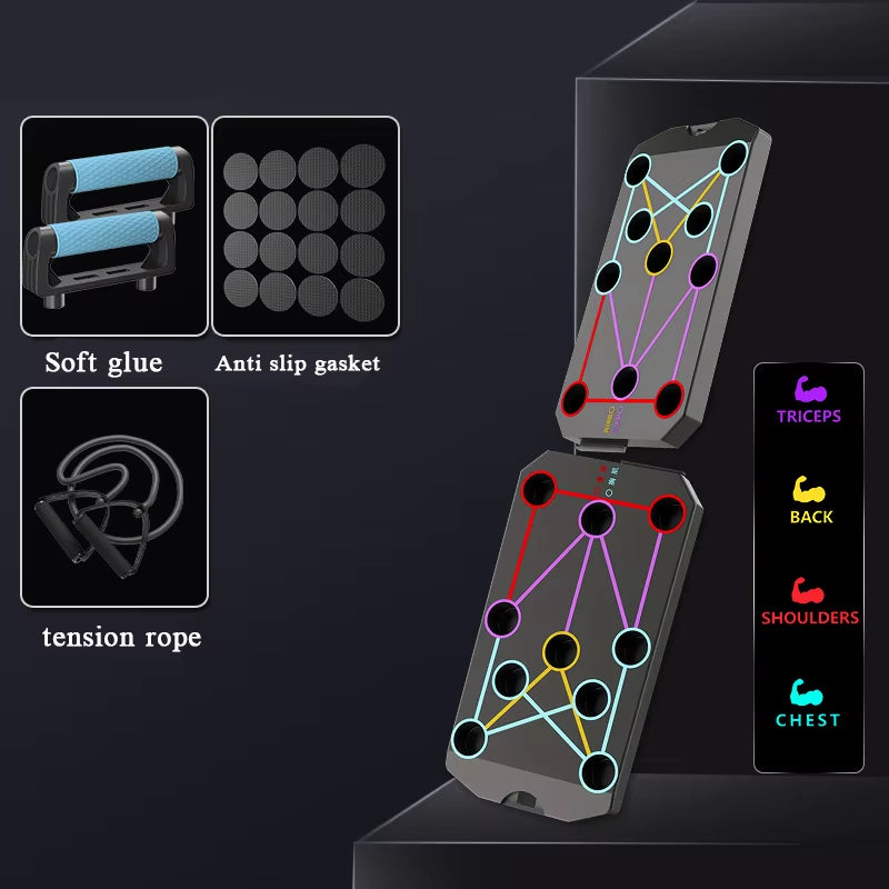 pushZone™ | 9-in-1 Ultimate Push Up Board