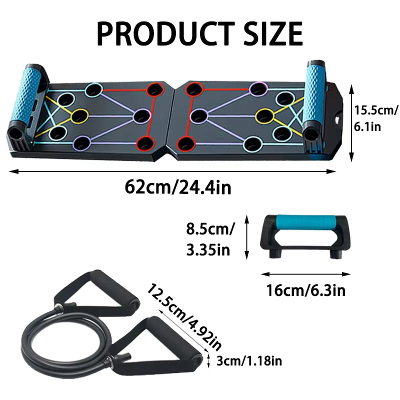 pushZone™ | 9-in-1 Ultimate Push Up Board