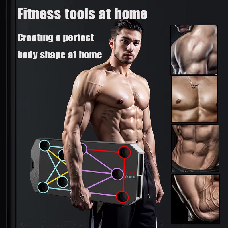 pushZone™ | 9-in-1 Ultimate Push Up Board 