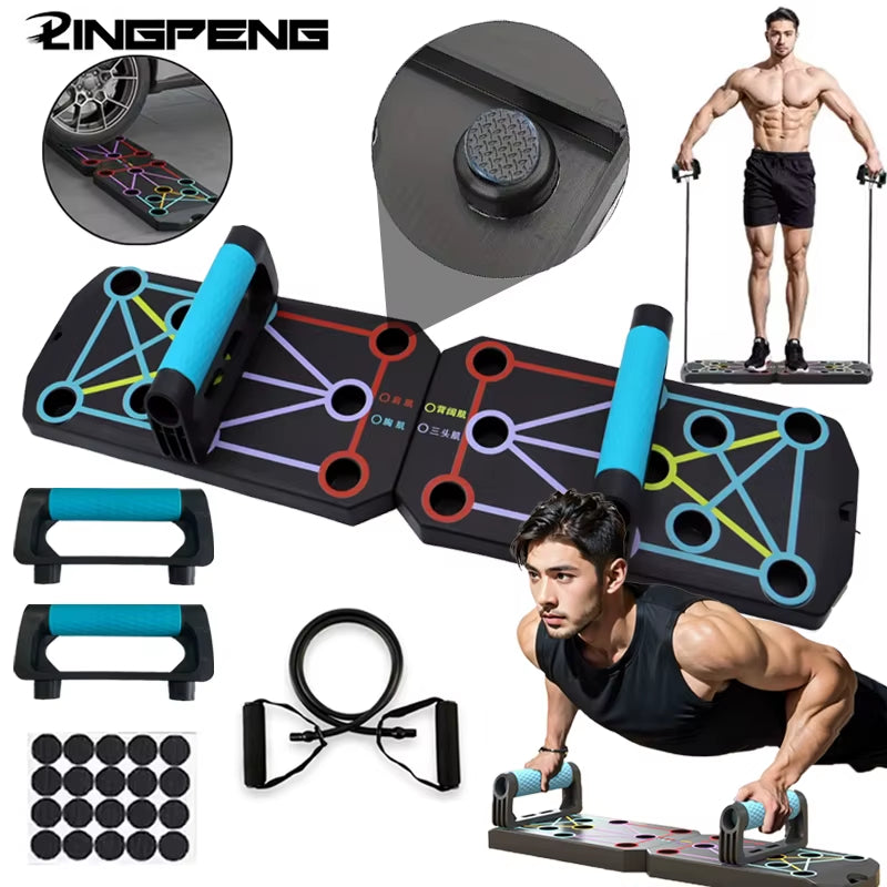 pushZone™ | 9-in-1 Ultimate Push Up Board 