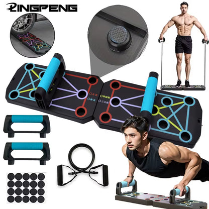 pushZone™ | 9-in-1 Ultimate Push Up Board 